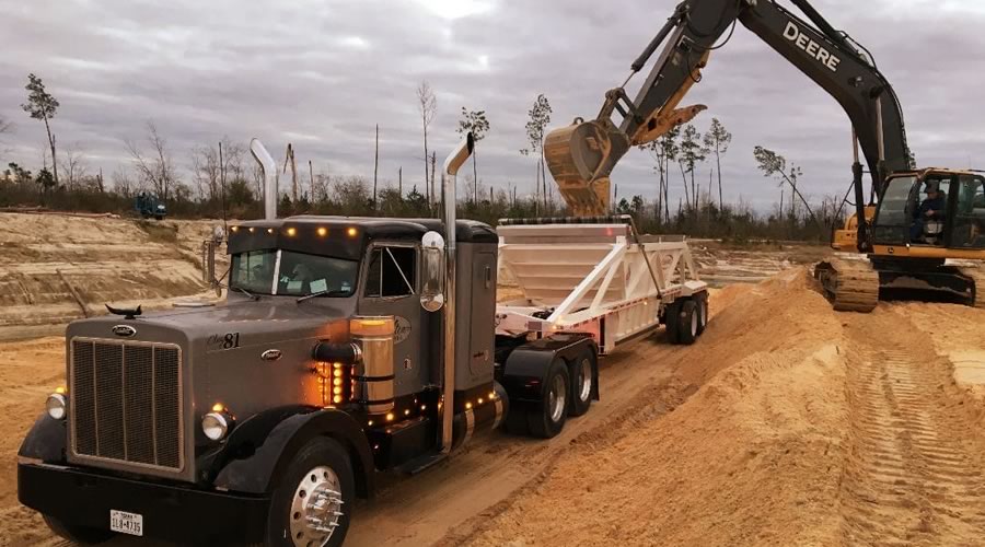 Natural Gas compressor trucking company