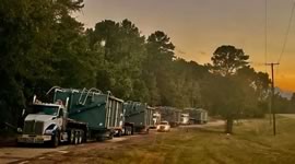 Dalton Oilfield equipment hauler